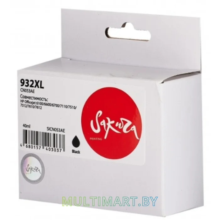 Картридж Sakura Printing SICN053AE (аналог HP 932XL Black)